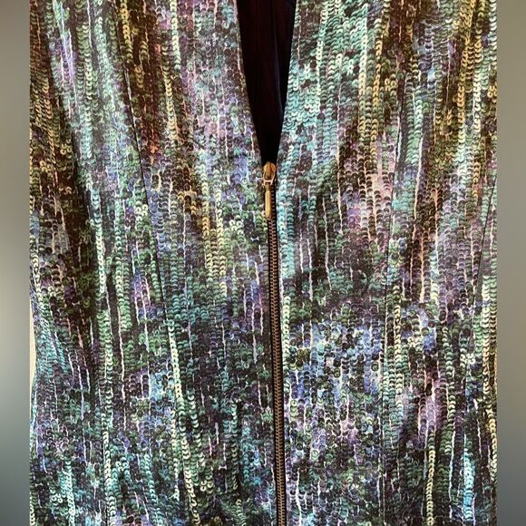 Zara Sequin Print Dress Size XSmall - Picture 5 of 15